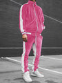 Herren Trainingsanzug Sportbekleidung Jogginganzug Set-Rosa-S-Luzern Mode