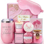 Luxus Badegeschenkset | Vielseitig Beruhigend Aromatherapie Maske-Rosa-Luzern Mode