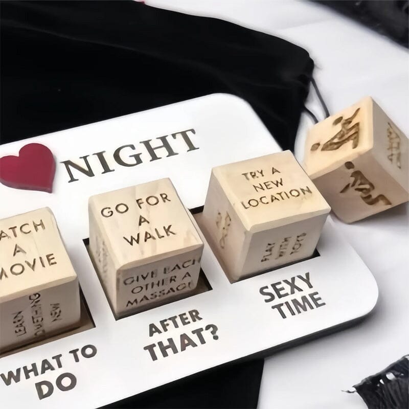 Date-Ideen Würfelset | Holz | Kreativ | Gemütlicher Abend-Luzern Mode