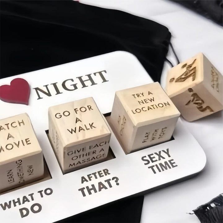 Date-Ideen Würfelset | Holz | Kreativ | Gemütlicher Abend-Luzern Mode