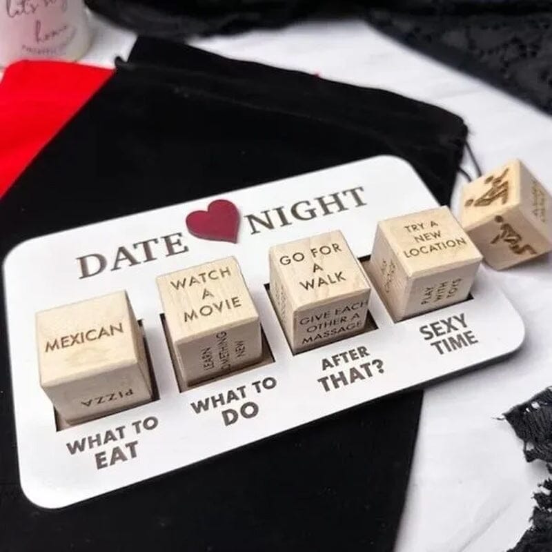 Date-Ideen Würfelset | Holz | Kreativ | Gemütlicher Abend-Luzern Mode
