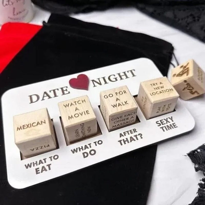 Date-Ideen Würfelset | Holz | Kreativ | Gemütlicher Abend-Luzern Mode