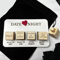 Date-Ideen Würfelset | Holz | Kreativ | Gemütlicher Abend-Luzern Mode