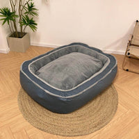 Hundebett | Unterstützend | Abnehmbarer Bezug | Bequem-Luzern Mode