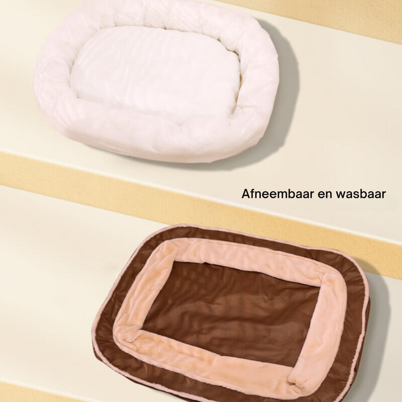 Hundebett | Unterstützend | Abnehmbarer Bezug | Bequem-Luzern Mode