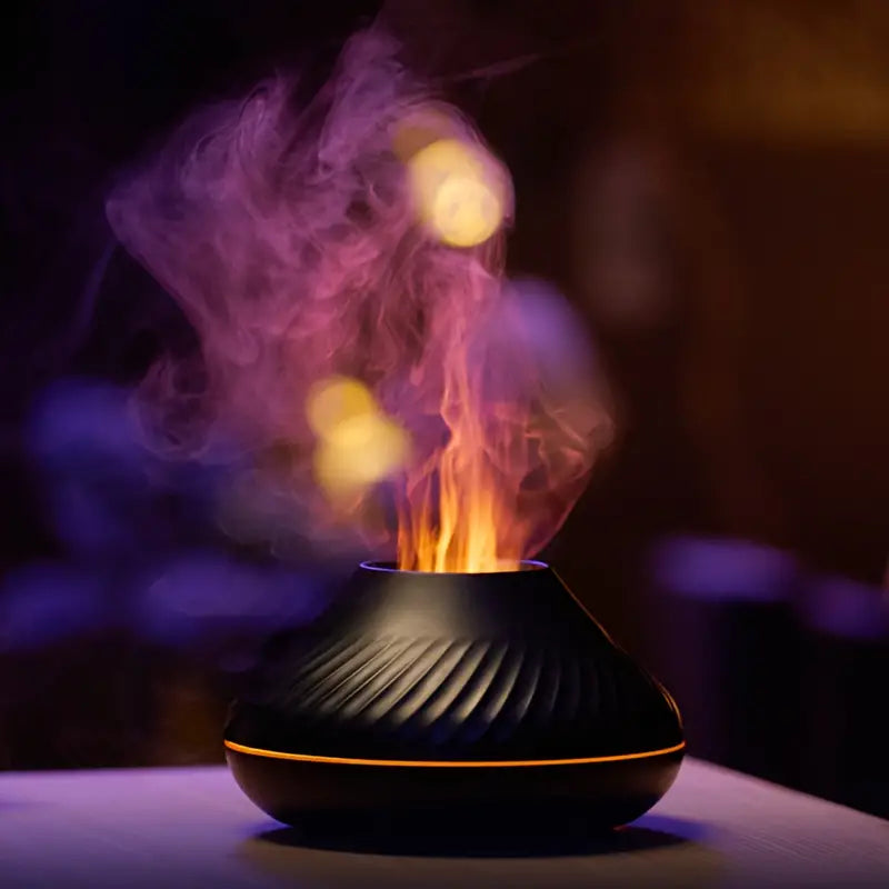 Aromadiffuser | Luxus Stilvoll Vielseitig Beruhigend Flammeneffekt USB-Luzern Mode