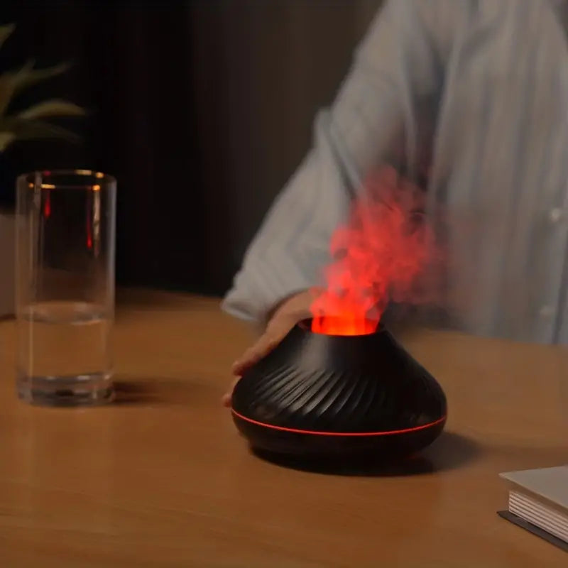 Aromadiffuser | Luxus Stilvoll Vielseitig Beruhigend Flammeneffekt USB-Luzern Mode