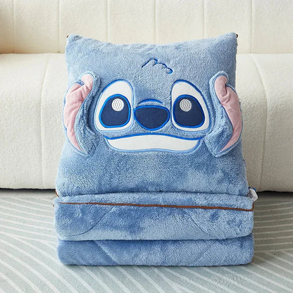 Cartoon-Decken- und Kissen-Set | Weich | Fleece | Warm | Decke | Kissen-Luzern Mode