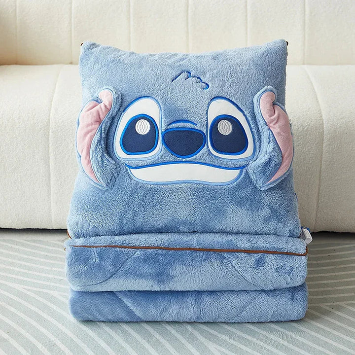Cartoon-Decken- und Kissen-Set | Weich | Fleece | Warm | Decke | Kissen-Luzern Mode