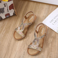 Luxus Damen Sandalen mit Keilabsatz – Celeste