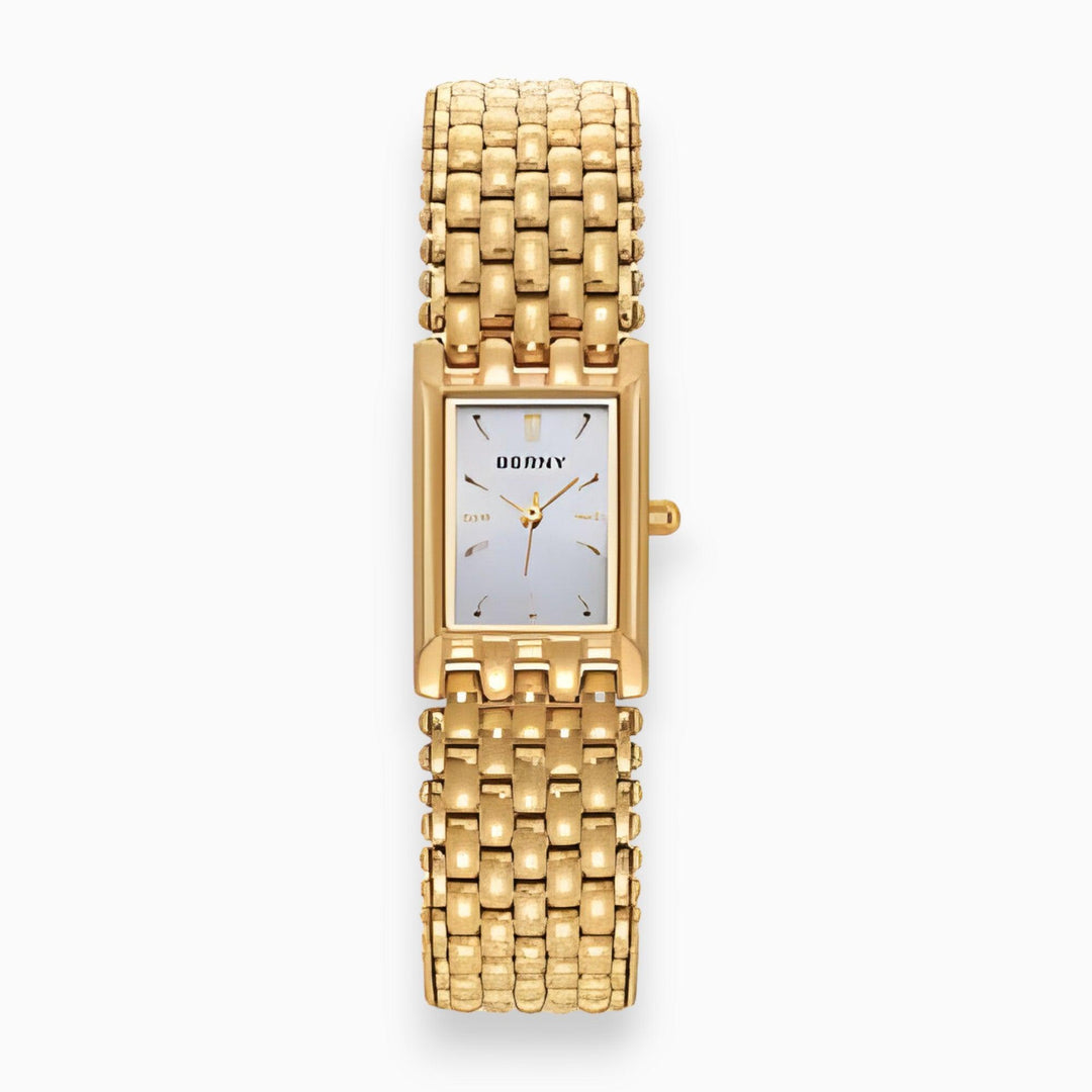 Luxus Damenarmbanduhr mit rechteckigem Zifferblatt kaufen-Weiß-Luzern Mode