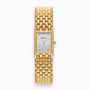 Luxus Damenarmbanduhr mit rechteckigem Zifferblatt kaufen-Weiß-Luzern Mode