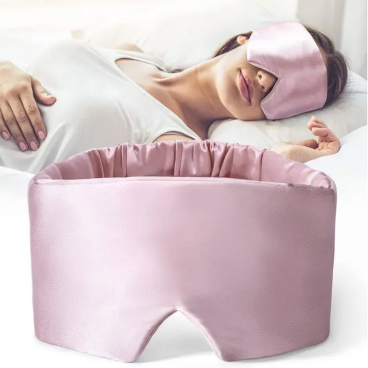 Ergonomische Schlafmaske für erholsamen Schlaf kaufen-Rosa-Luzern Mode