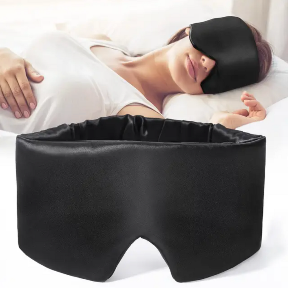 Ergonomische Schlafmaske für erholsamen Schlaf kaufen-Schwarz-Luzern Mode