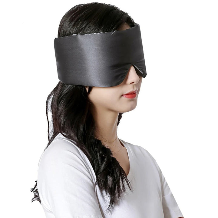 Hochwertige Schlafmaske für erholsamen Schlaf kaufen-Grau-Luzern Mode