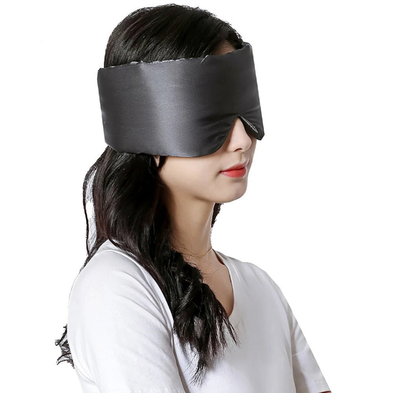 Hochwertige Schlafmaske für erholsamen Schlaf kaufen-Grau-Luzern Mode