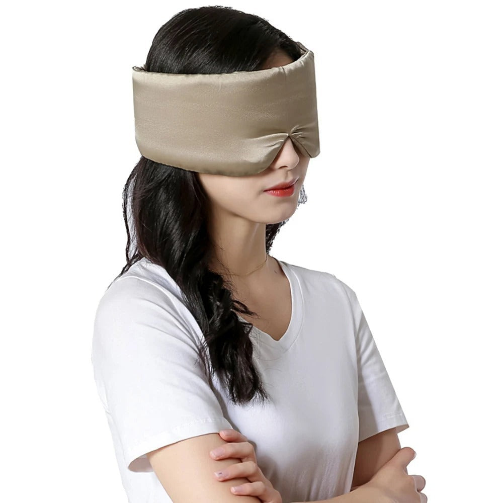 Hochwertige Schlafmaske für erholsamen Schlaf kaufen-Khaki-Luzern Mode