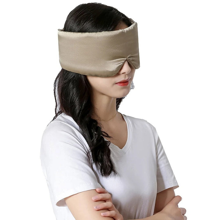 Hochwertige Schlafmaske für erholsamen Schlaf kaufen-Khaki-Luzern Mode
