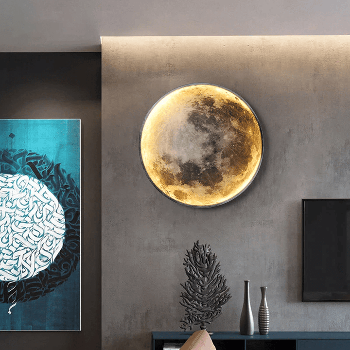 Mondlampe | Wandleuchte Einzigartig Einstellbar Atmosphärisch Langlebig LED Sparsam-Luzern Mode
