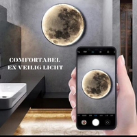 Mondlampe | Wandleuchte Einzigartig Einstellbar Atmosphärisch Langlebig LED Sparsam-Luzern Mode
