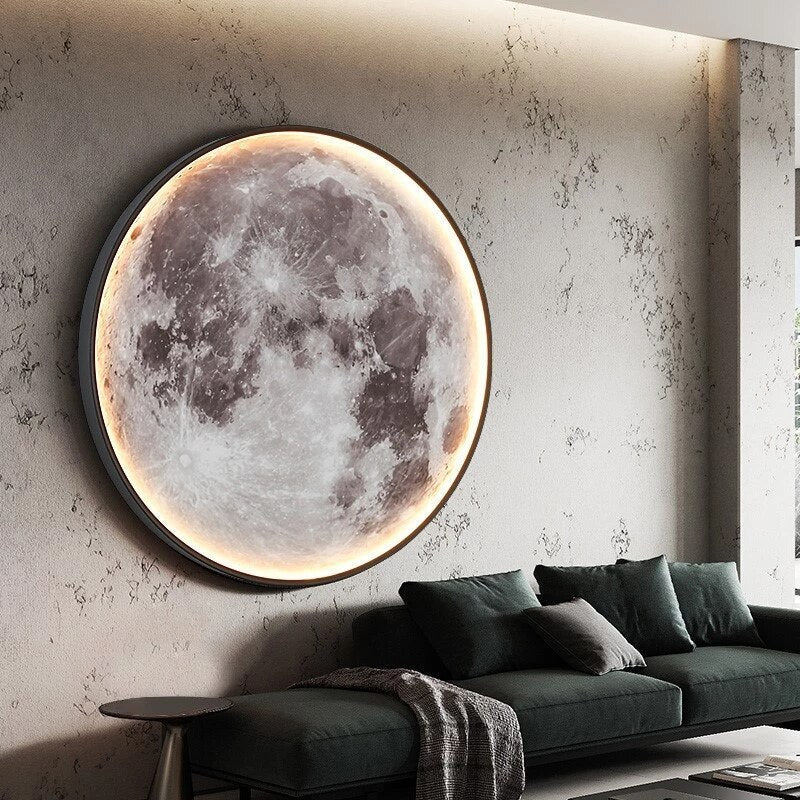 Mondlampe | Wandleuchte Einzigartig Einstellbar Atmosphärisch Langlebig LED Sparsam-24cm-Luzern Mode