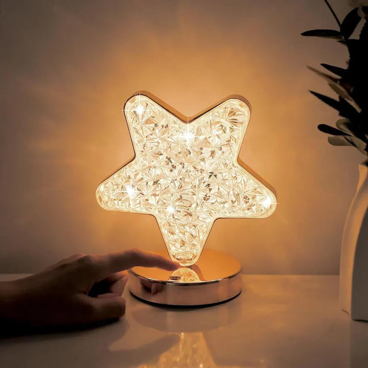 Mondförmige Tischlampe | Dimmbar LED Langlebig Vielseitig Stimmungsvol-Stern-Luzern Mode
