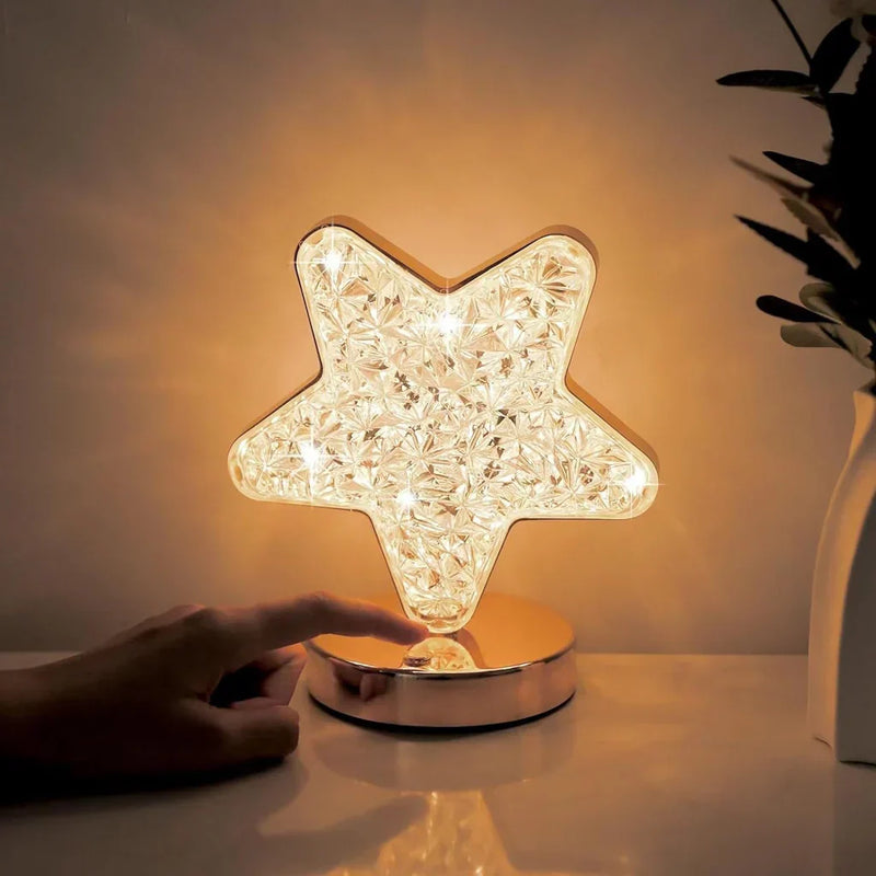 Mondförmige Tischlampe | Dimmbar LED Langlebig Vielseitig Stimmungsvol-Stern-Luzern Mode