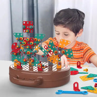 Bauspielzeug | Bohrer Lernspielzeug Langlebig Montessori Kreativ Vielseitig-Luzern Mode