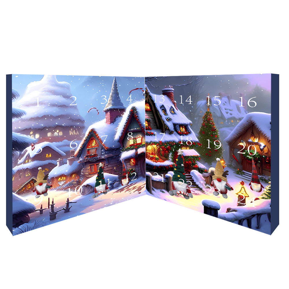 Weihnachts-Adventskalender 2024 | Elfen Countdown Niedlich Einzigartig Stimmungsvolll-Luzern Mode