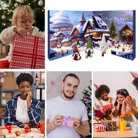 Weihnachts-Adventskalender 2024 | Elfen Countdown Niedlich Einzigartig Stimmungsvolll-Luzern Mode