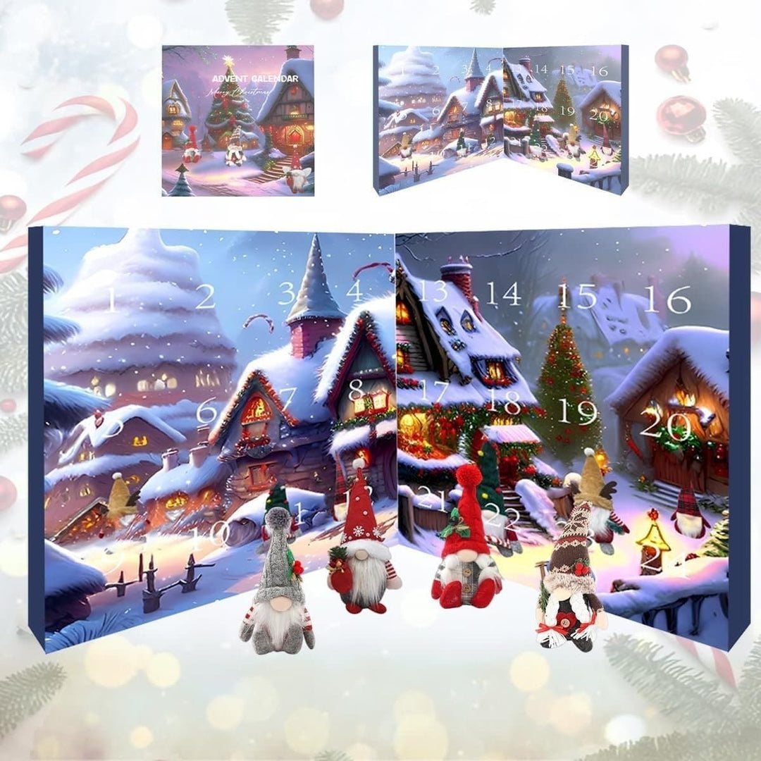 Weihnachts-Adventskalender 2024 | Elfen Countdown Niedlich Einzigartig Stimmungsvolll-Luzern Mode