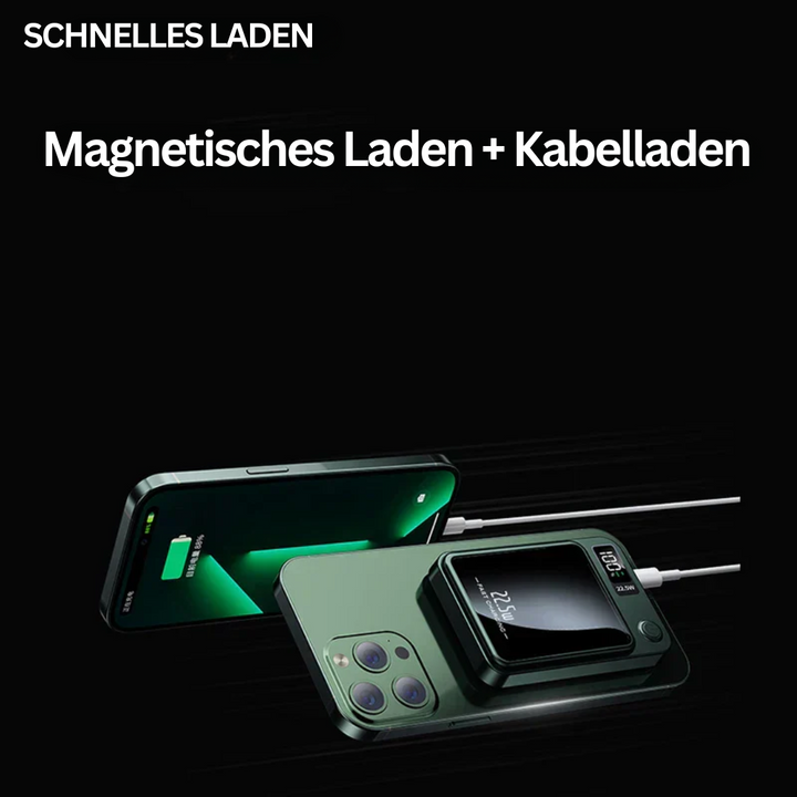 Powerbank | Kompakt Drahtlos Magnetisch 5000mAh Vielseitig Leicht-Luzern Mode