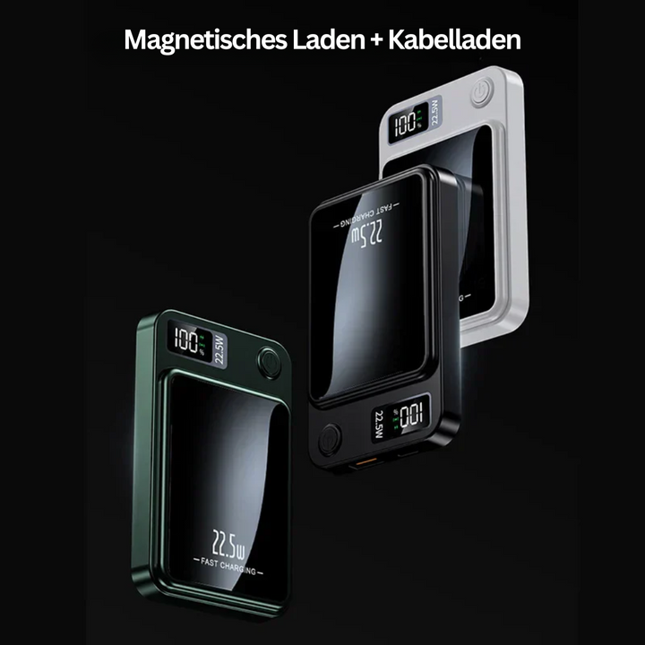 Powerbank | Kompakt Drahtlos Magnetisch 5000mAh Vielseitig Leicht-Luzern Mode