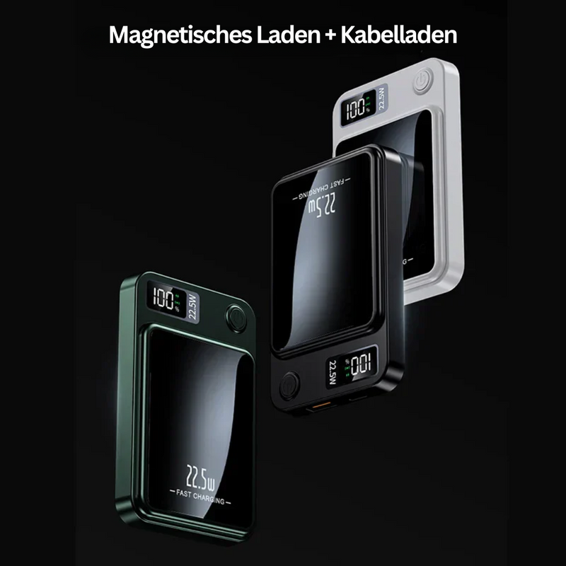 Powerbank | Kompakt Drahtlos Magnetisch 5000mAh Vielseitig Leicht-Luzern Mode
