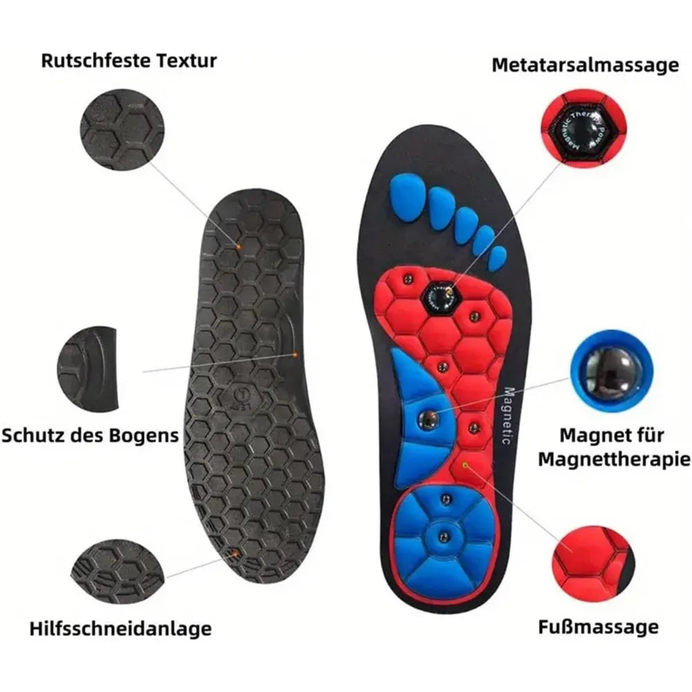 Einlegesohlen | Magnetisch | Komfortabel | Akupressur | Langlebig | Vielseitig-Luzern Mode
