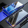 Handyhülle | Samsung S21 | Magnetisch | Langlebig | Robust | Trendy-Blau-Luzern Mode