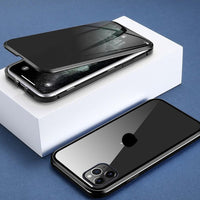 iPhone-Hülle | Sichtschutz | Abnehmbarer Bildschirm | Magnetisch-Schwarz-iPhone XS Max-Luzern Mode
