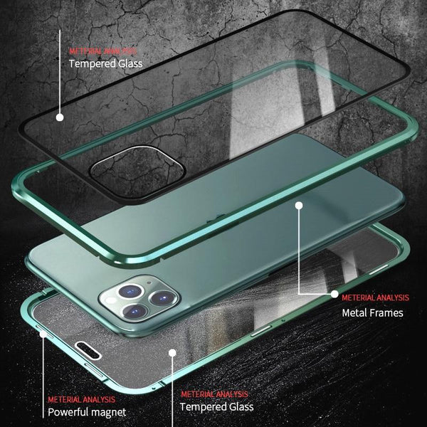 iPhone-Hülle | Sichtschutz | Abnehmbarer Bildschirm | Magnetisch-Luzern Mode