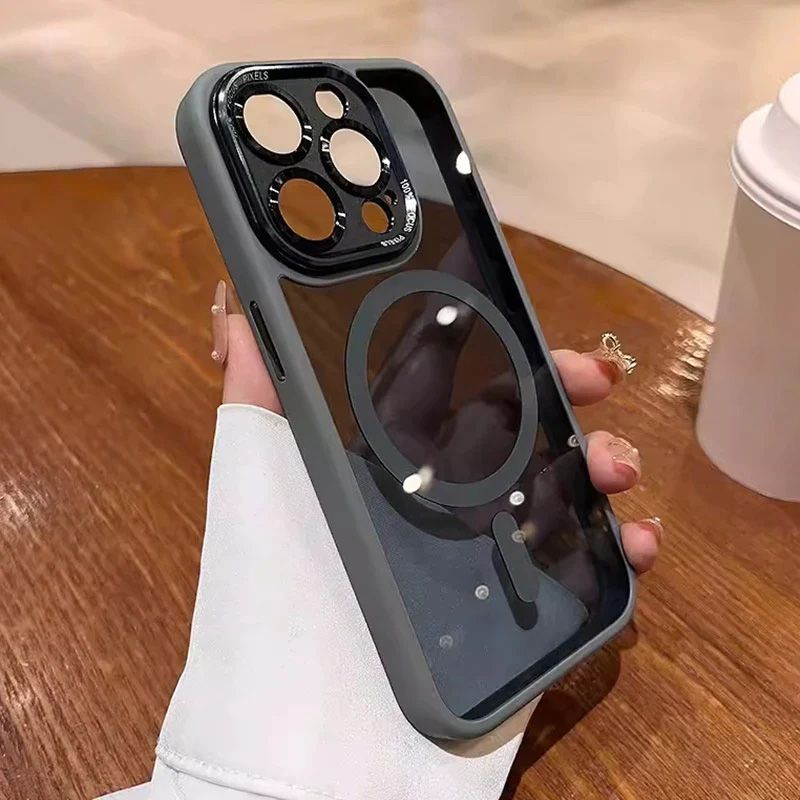 iPhone Schutzhülle | Magnetisch | Acryl | Silikon | Robust | Getönt-Luzern Mode