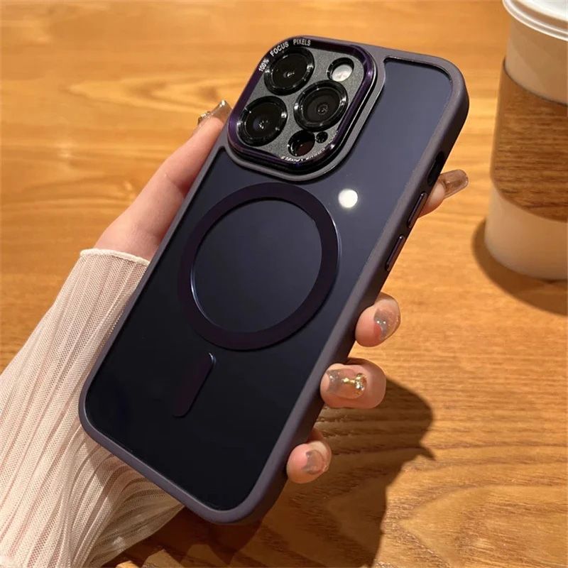 iPhone Schutzhülle | Magnetisch | Acryl | Silikon | Robust | Getönt-Luzern Mode
