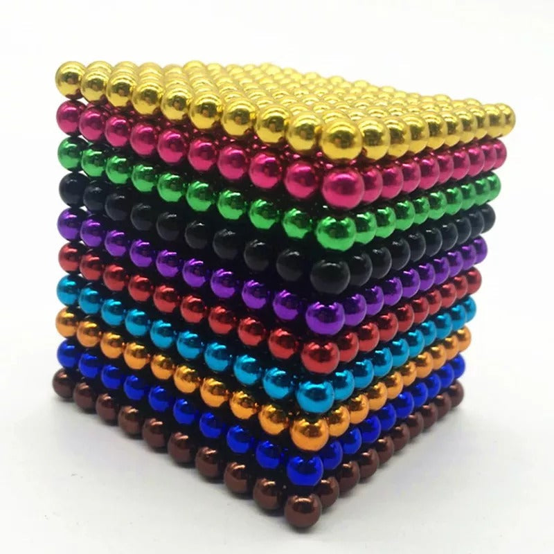 Magnetische Bauset | Kugeln 216-teilig Langlebig Vielseitig Kreativ-1 Set – 216 Magnetkugeln-Luzern Mode