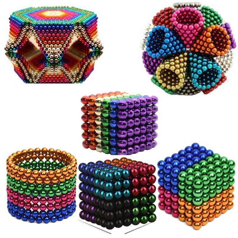 Magnetische Kugeln | Bauen Spielzeug Kreativ Interaktiv Langlebig-Mehrfarbig-Luzern Mode