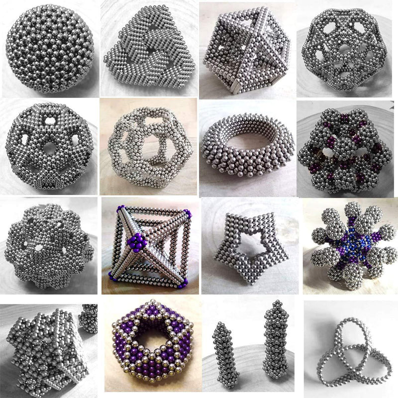 Magnetische Kugeln | Bauen Spielzeug Kreativ Interaktiv Langlebig-Luzern Mode