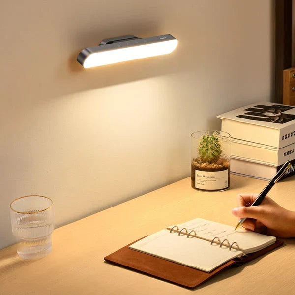 Schreibtischlampe | Magnetisch Stilvoll LED Energiesparend Touch Vielseitig Modern-Grau-Luzern Mode
