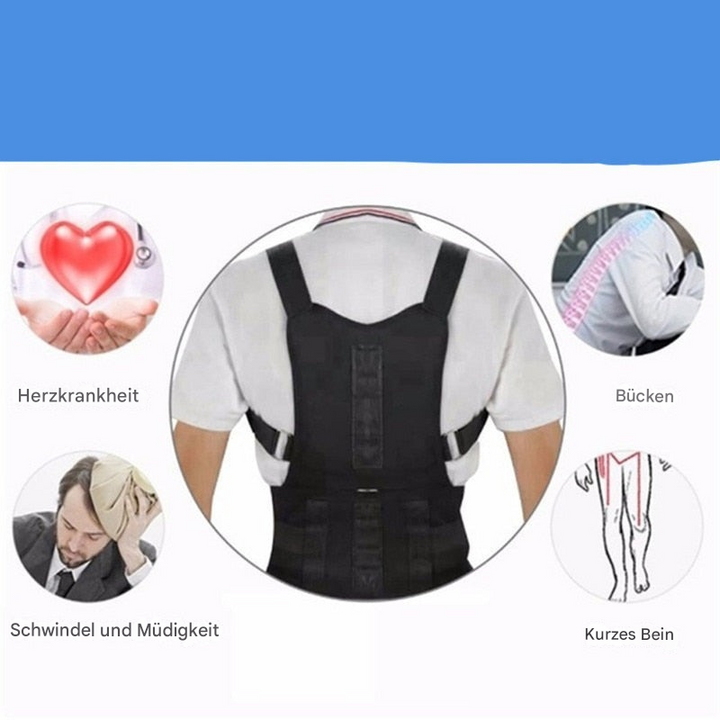 Haltungskorrektur | Magnetisch Atmungsaktiv Komfortabel Langlebig Vielseitig-Luzern Mode