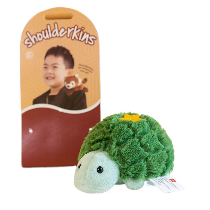 Schouder Knuffel | Dieren Magnetisch Duurzaam Schattig Uniek Zacht-Schildkröte-Luzern Mode