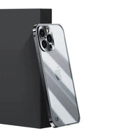 iPhone MagSafe Hülle | Magnetisch Stilvoll Metall Luxus Robust Haltbar-Luzern Mode