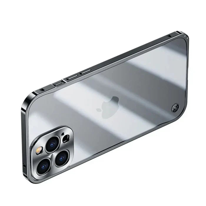 iPhone MagSafe Hülle | Magnetisch Stilvoll Metall Luxus Robust Haltbar-Luzern Mode