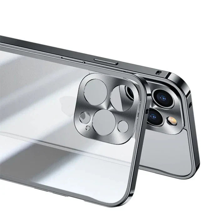 iPhone MagSafe Hülle | Magnetisch Stilvoll Metall Luxus Robust Haltbar-Luzern Mode