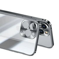 iPhone MagSafe Hülle | Magnetisch Stilvoll Metall Luxus Robust Haltbar-Luzern Mode